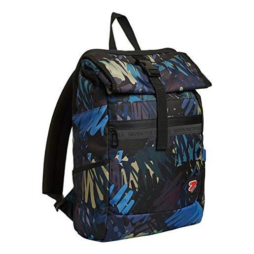 Seven zaino Seven "open up" 22l colori assortiti grigio o multicolore