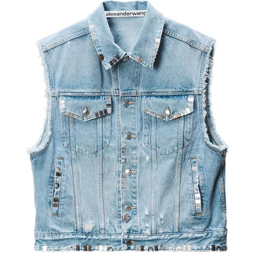 Alexander Wang gilet denim - nero