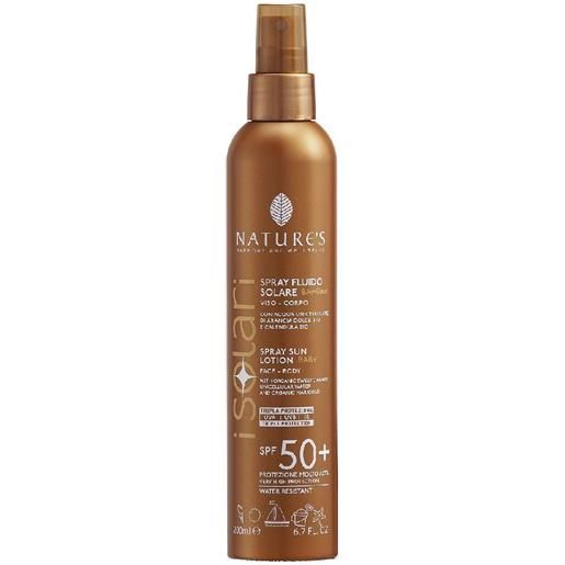 Natures nature's i. Solari spray fluido solare bambini spf 50+ 200 ml emulsione