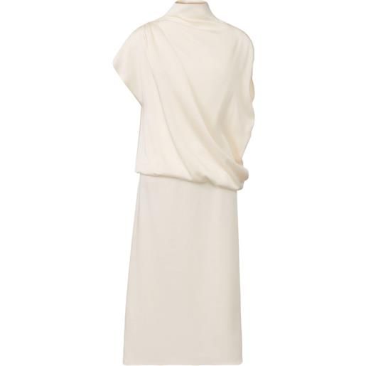 Fabiana Filippi abito a collo alto - bianco