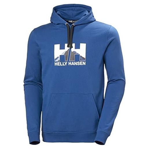 Helly Hansen hommes nord graphic sweat à capuche à enfiler, ébène 2.0, s