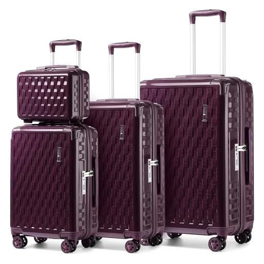 Set Valigie Sea Choice 4 Pezzi - ABS+PC, Serratura TSA, 4 Ruote, 55/65/75 Cm + Beauty Case - Foto 9