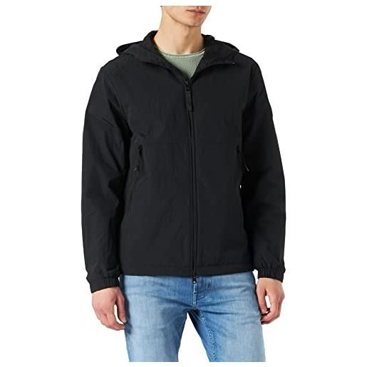 Calvin Klein Jeans calvin klein giacca uomo crinkle nylon giacca da mezza stagione, nero (ck black), s