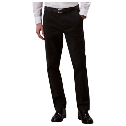 Calvin Klein uomo pantaloni chino cotton signature slim fit, nero (black), 30w/36l