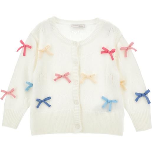 Monnalisa cardigan con fiocchi