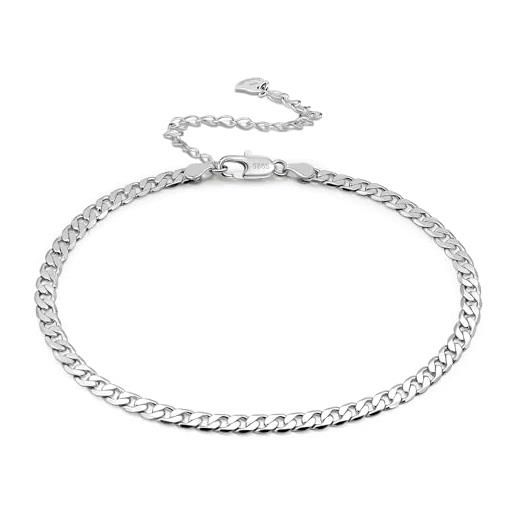 Ciondolo A Forma Di Serpente In Argento 925 Con Cristallo Nero: Affascinante E Misterioso, Perfetto Per Bracciali Con Catena Da 3 Mm. Dimensione 13x7,5 Mm, Foro 4,4 Mm. Gioiello In Argento Massiccio, Singolo Pezzo. Compatibile Con Charms Europei. - 5
