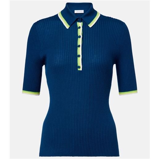 Gabriela Hearst polo perro in cashmere e seta