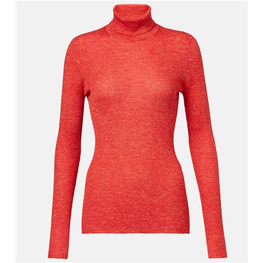 Gabriela Hearst dolcevita aldona in cashmere, seta e canapa