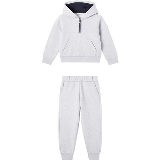 Moncler Enfant felpa e pantaloni sportivi in jersey di cotone