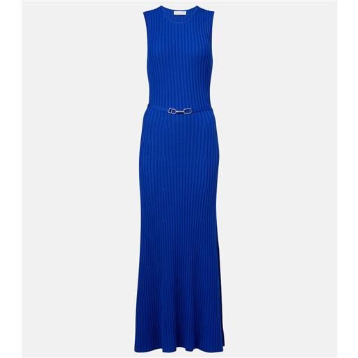 Gabriela Hearst abito midi meier in lana e cashmere