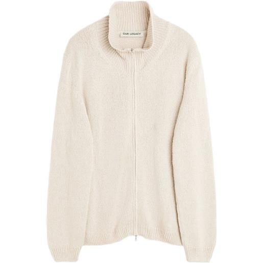 OUR LEGACY cardigan con zip - toni neutri