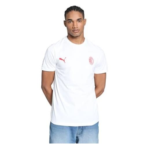 PUMA t-shirt essential acm uomo bianco