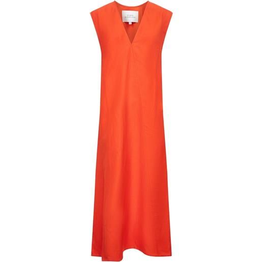 Studio Nicholson abito lungo lise - arancione