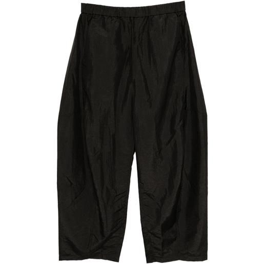 Tibi pantaloni winslow - nero