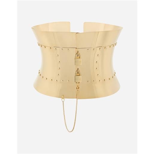 Dolce & Gabbana cintura rigida alta a bustier con lucchetti