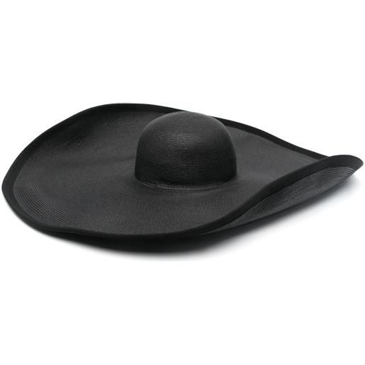 Max Mara cappello estivo oversize - nero