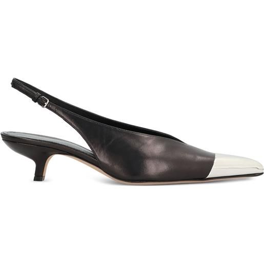 Sportmax pumps liuti con cinturino posteriore - nero