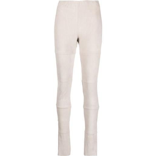 Kristensen Du Nord leggings con design a inserti - toni neutri