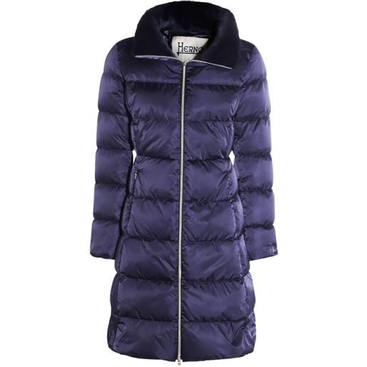 Herno cappotto trapuntato - blu