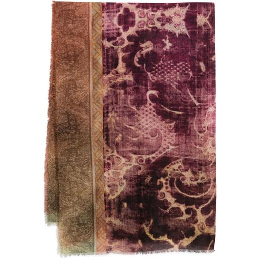 Pierre-Louis Mascia sciarpa in cashmere - viola