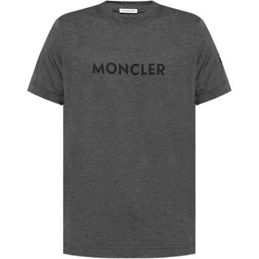 Moncler t-shirt con stampa - grigio
