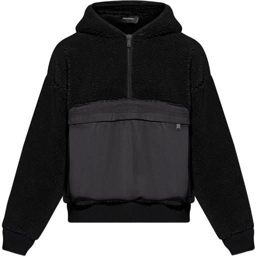 DSQUARED2 felpa con cappuccio - nero