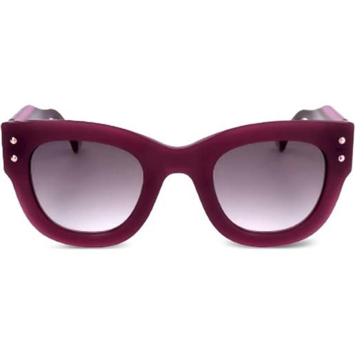 Carolina Herrera occhiali da sole in acetato con lenti bicolore - viola
