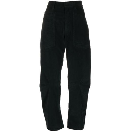 Nili Lotan pantaloni a vita alta shon - nero