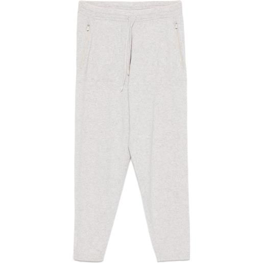 Eleventy pantaloni sportivi con zip - grigio