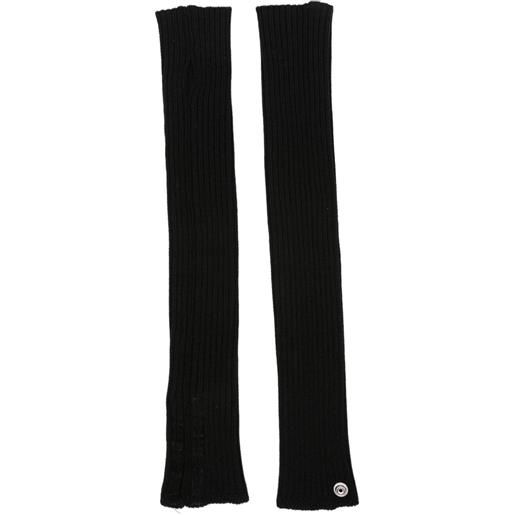 Rick Owens maniche in lana vergine - nero