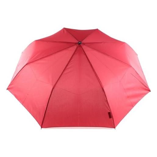 PIQUADRO ombrello antivento tessuto riciclato rpet (rosso)