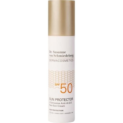 Dr. Susanne von Schmiedeberg dr-susanne-von-schmiedeberg sole-e-protezione protezione-solare. Sun protector face sun cream spf 50 50 ml (1.126,80 € / 1 l)
