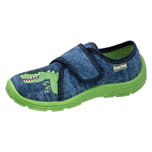 Fischer Markenschuh fischer danny, ciabatte, blu-verde, 28 eu