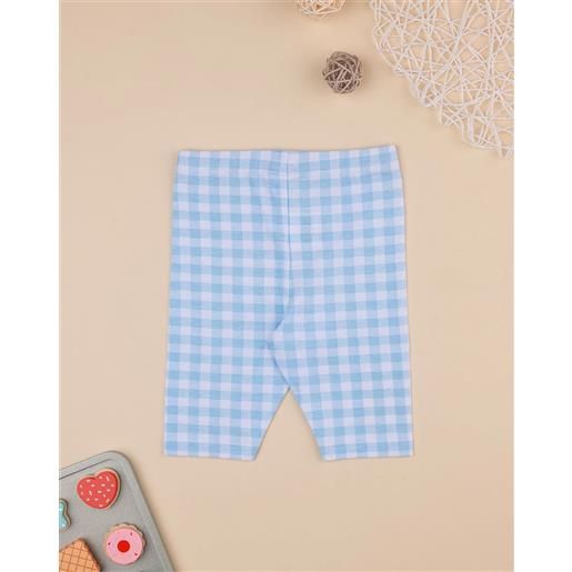 Prénatal legging bimba riquadri azzurri