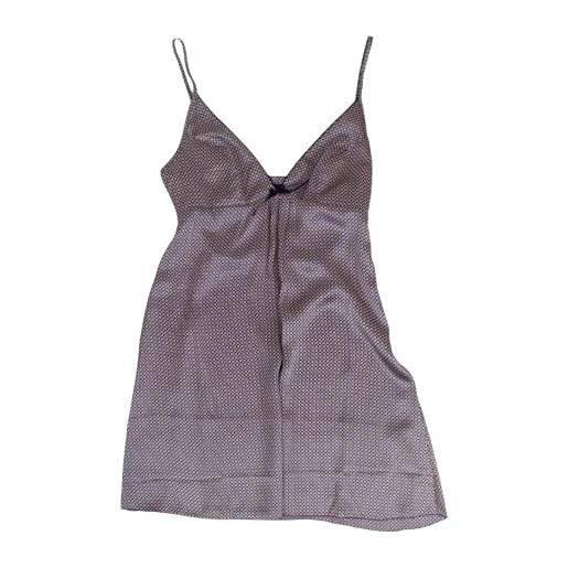 Kocca abito vestito gonna donna persyc 0099 pois blu arancio estivo nuovo pe taglia m colore arancio