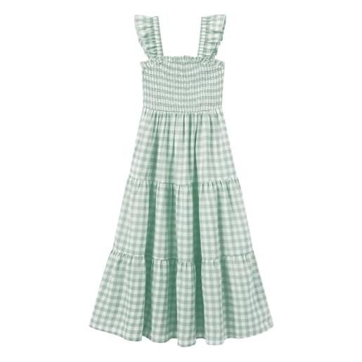 Abito estivo da donna casual senza maniche prendisole girocollo abito a canotta casual tinta unita abito svasato rotondo con tasche abito da donna abito da spiaggia floreale da donna, Viola 4