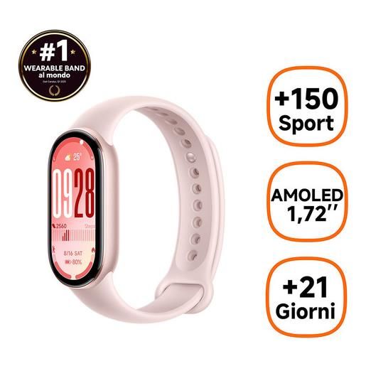 Xiaomi smart band 10 rose amoled braccialetto per rilevamento di attività 4,37 cm (1.72'') rosa