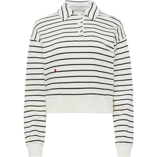 JW Anderson polo a righe - bianco