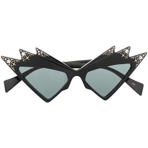 Gucci Eyewear occhiali da sole cat-eye - nero