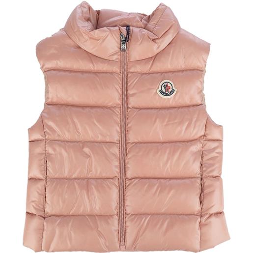 Moncler Enfant gilet imbottito ghany - rosa