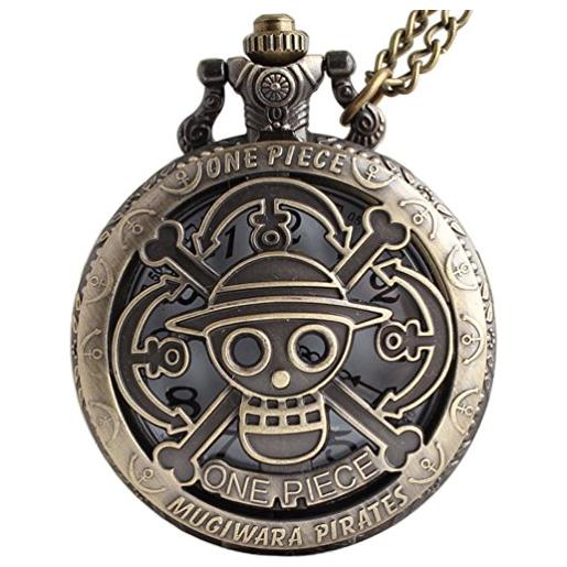 VIGOROSO one piece vintage antique bronze steampunk quartz pocket watch necklace pendant gift box