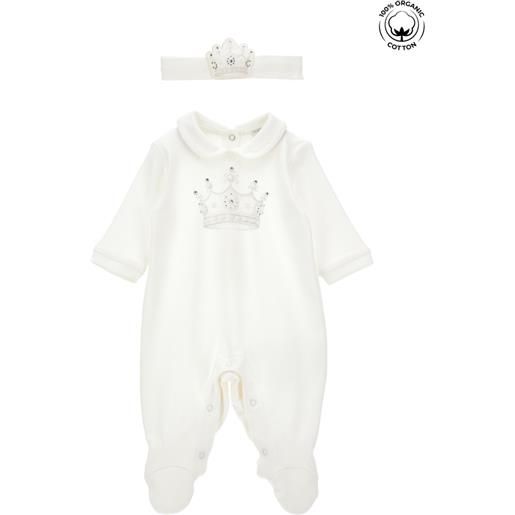 Monnalisa tutina fascia corona strass