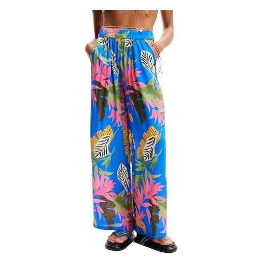 Desigual swim_pant tropical party, 5010 royal, s, blu, s