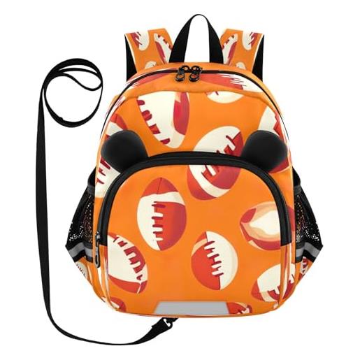 JUMBEAR zaino da rugby per ragazzi e ragazze, zaino per bambini con orecchie carine, scuola materna e scuola elementare, s, a, s: 25.5×12.5×29.5cm