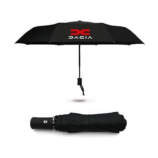 Rvoases auto ombrello per dacia sandero 2020-2023, compatto automatico con funzionamento a bottone antivento robusto apertura e chiusura automatica viaggio pieghevole