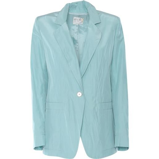 FORTE FORTE blazer azzurro monopetto