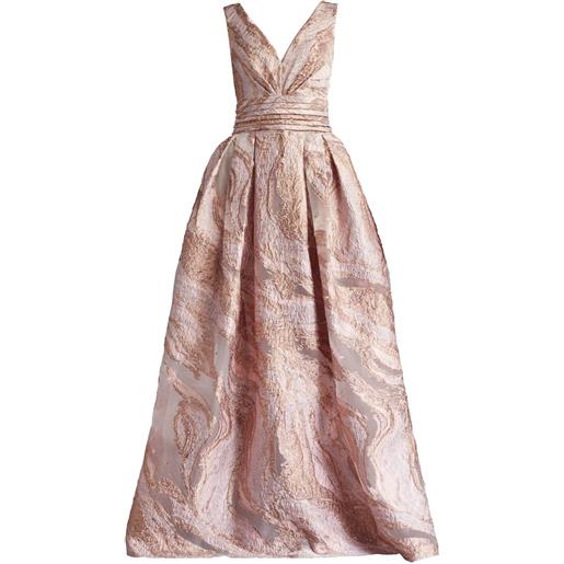 Tadashi Shoji abito da sera fontaine - rosa