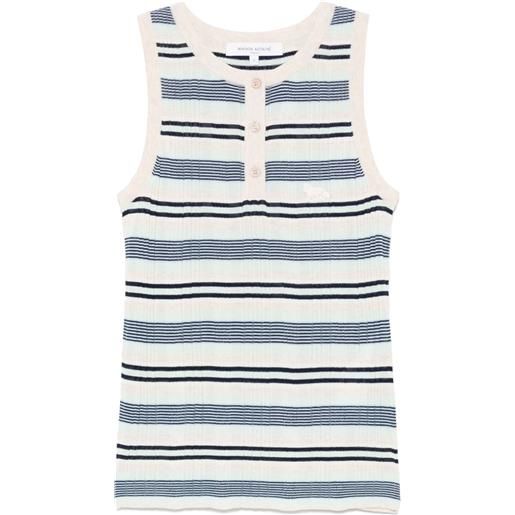 Maison Kitsuné top a righe - toni neutri