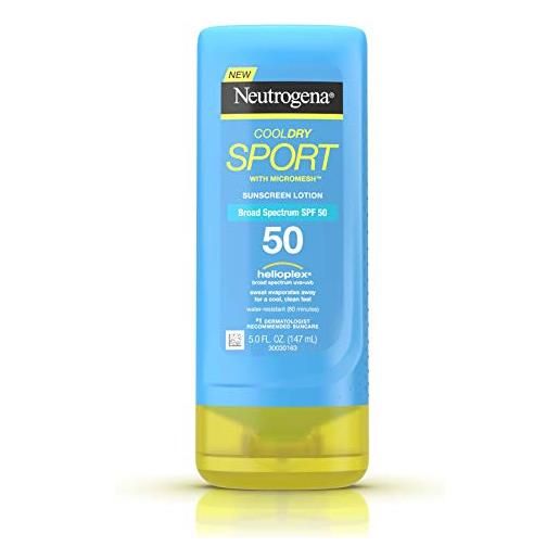 Neutrogena cooldry sport suns screen lozione broad spectrum spf 50 (147ml)
