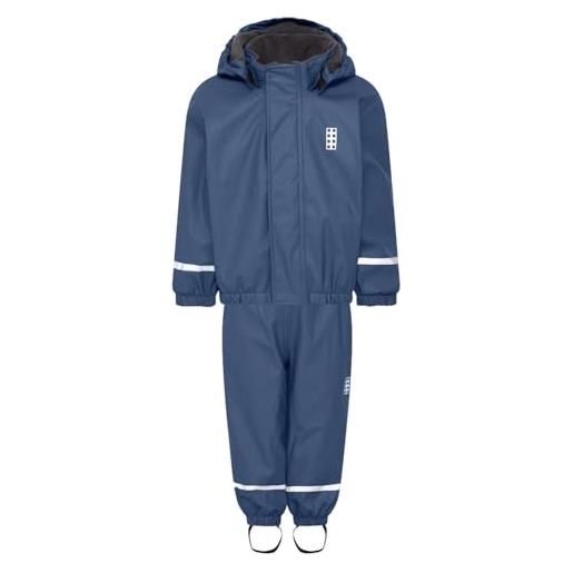 Lego wear lwjivan 741-rain set pantaloni impermeabili, 590, 104 unisex-adulto